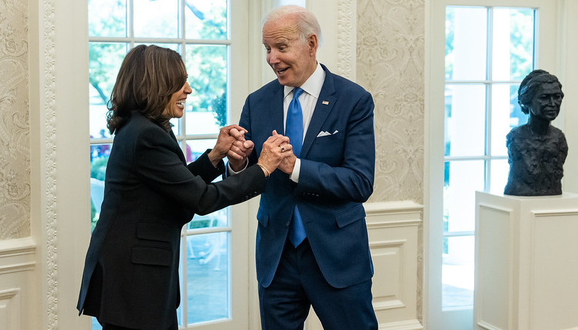 Kamala Harris and Joe Biden