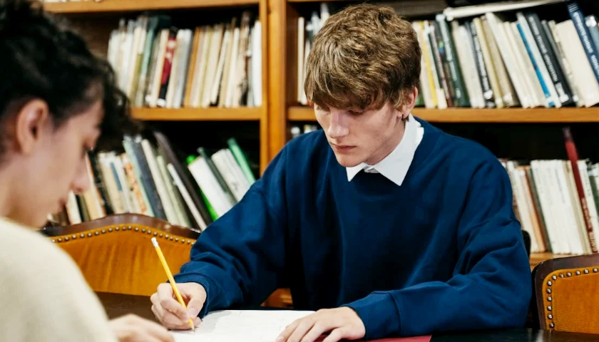 Students Studying